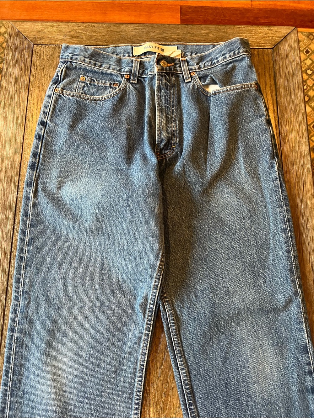 Men’s Light Blue Straight Jeans